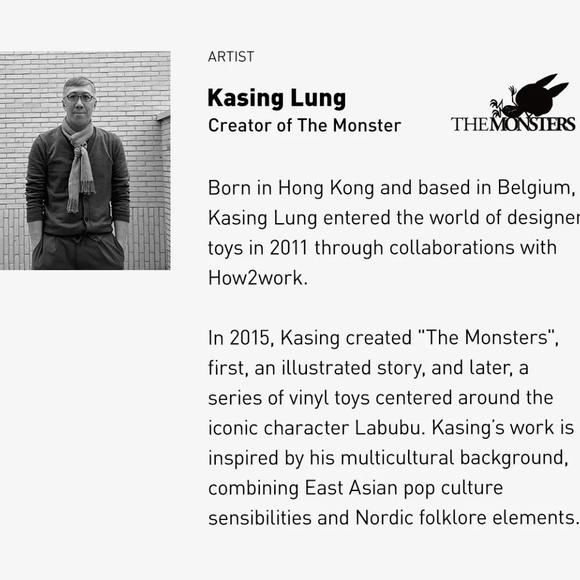 Pop Mart Dress Be Latte Labubu Large vinyl face doll - New - Very Rare! - Picture 12 of 12